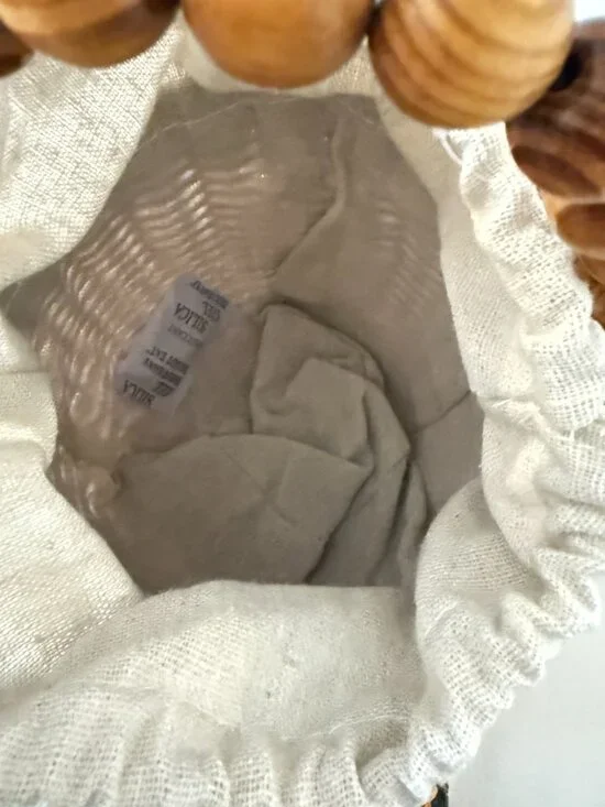 NWT Tommy Bahama Elephant Wicker Rattan Crossbody Handbag Purse - Picture 7 of 7